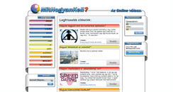 Desktop Screenshot of mithogyankell.hu